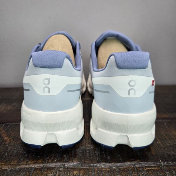 NEW ON Cloudvista 2 Waterproof Womens Size 8.5 Running Shoes Sneakers White Blue - Picture 4 of 12